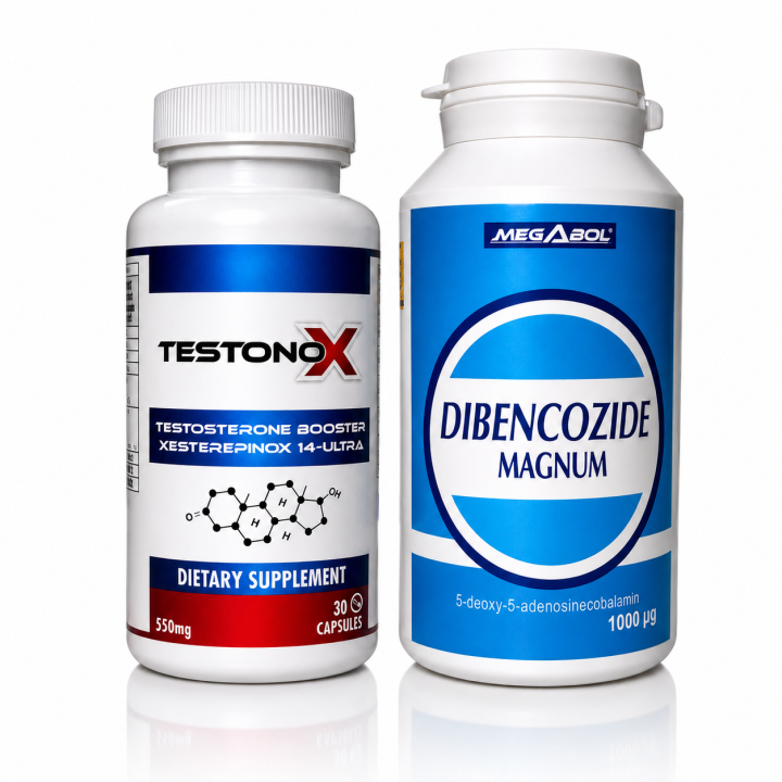 Zestaw Testonox + Dibencozide Magnum | Hardmasa