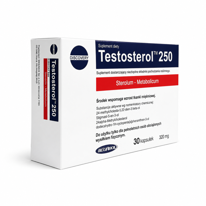 Testosterol 250 30 kapsułek | Hardmasa