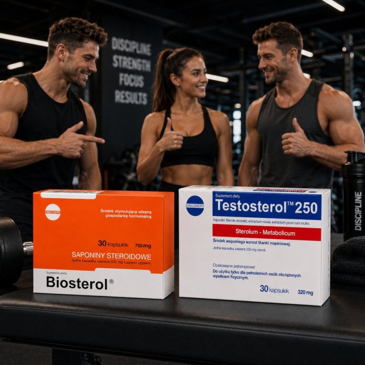 Zestaw Testosterol 250 + Biosterol | Hardmasa