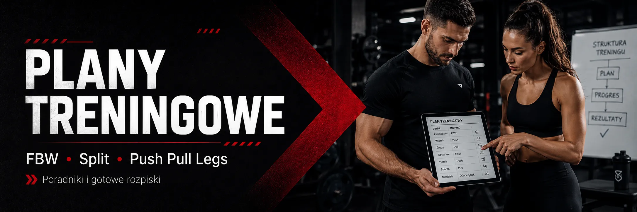 Plany treningowe FBW split i push pull legs dla osób ćwiczących na siłowni