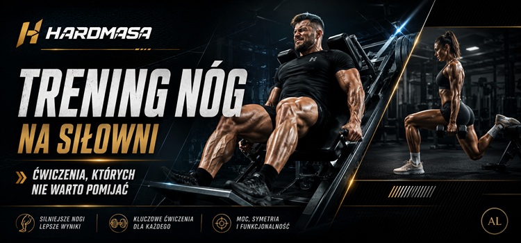 Trening nóg na siłowni – ćwiczenia na uda, pośladki i łydki